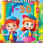 Number writing 1-50 (4 لون)
